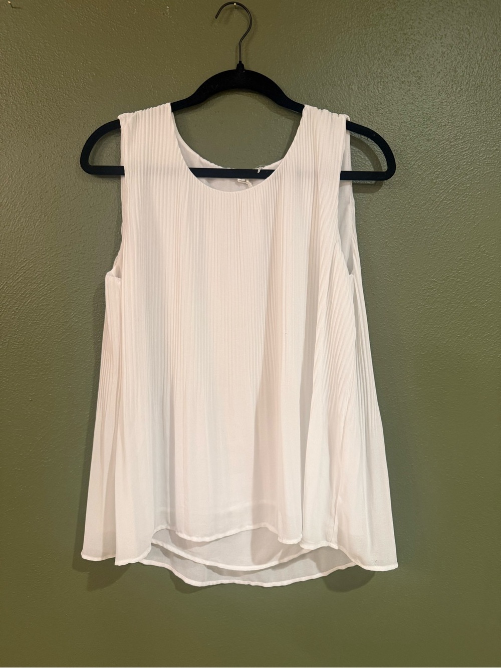 Pleione Light Pink Pleated Chiffon Camisole